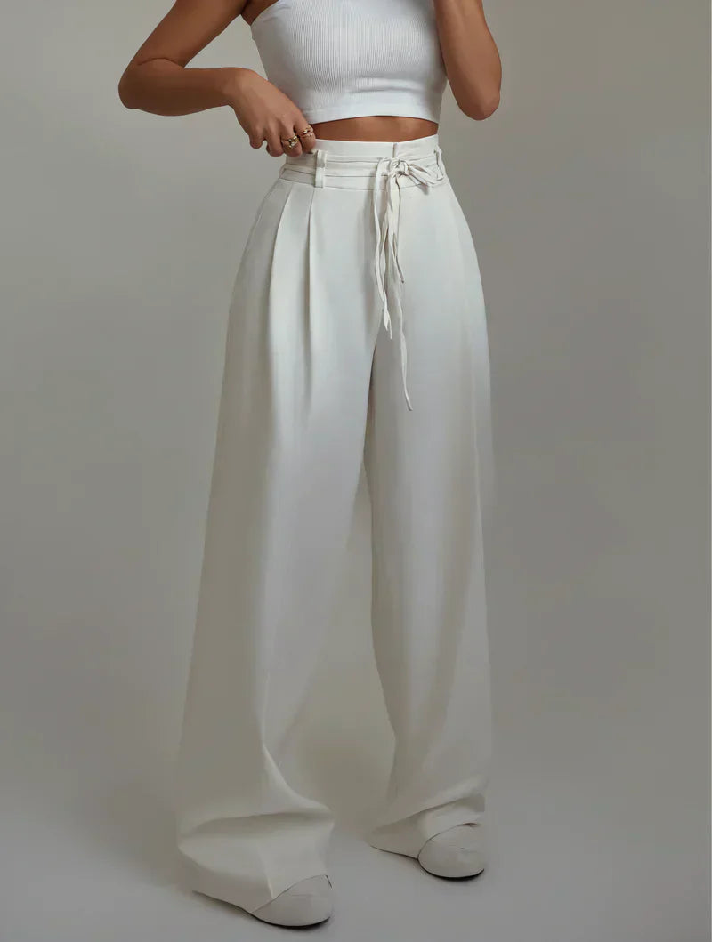Josephine | High-Waisted Trousers with Wide Legs