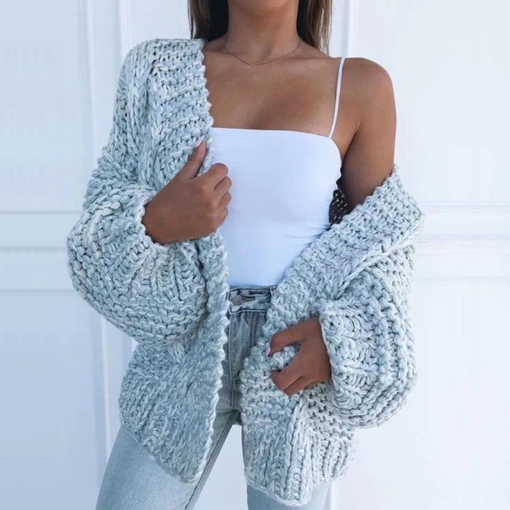 JENNY – CHUNKY KNIT OPEN CARDIGAN