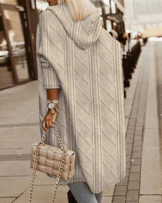 FAITH – LONG HOODED KNIT CARDIGAN