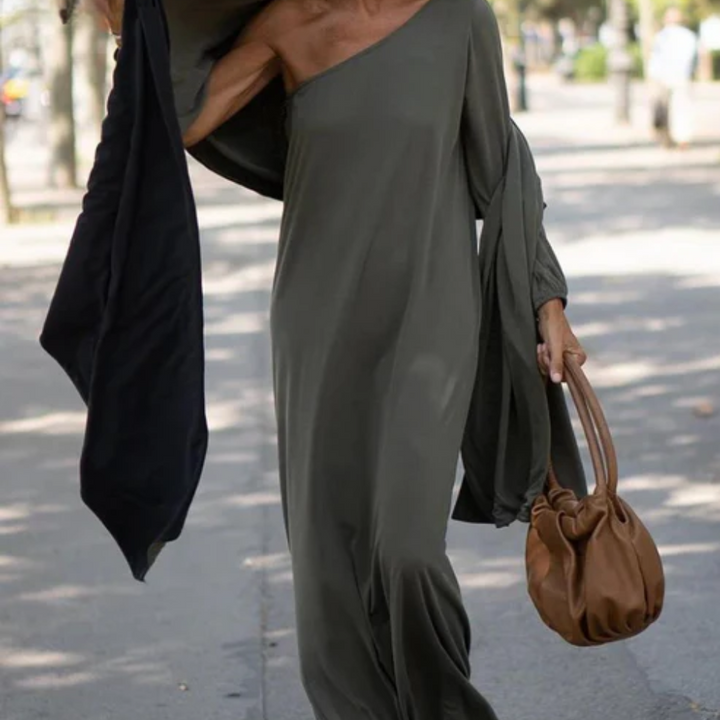Zoe™ - Elegant and Lightweight One-Shoulder Dress